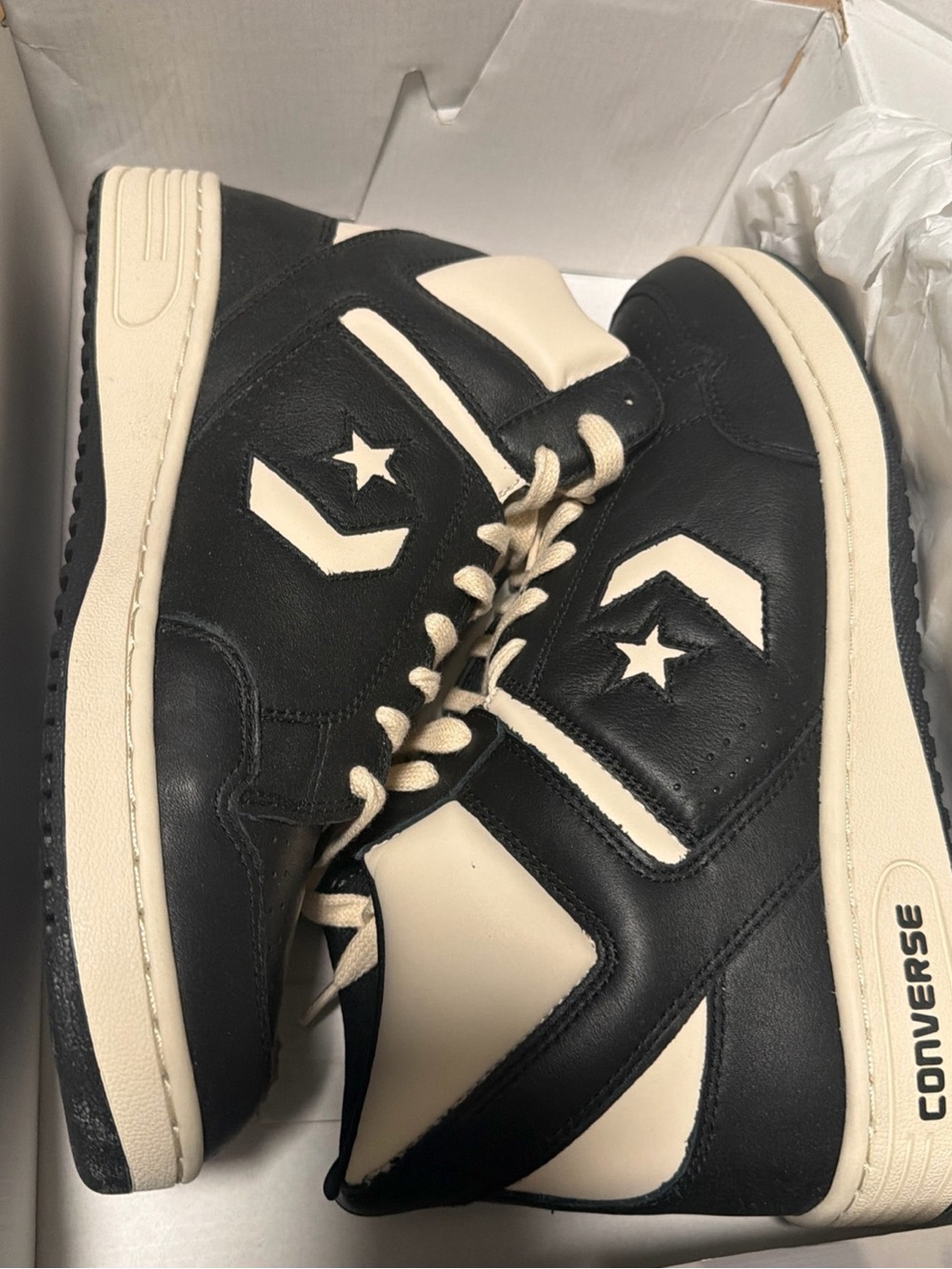 Converse Weapon Black Ivory A04400C Larry Bird Boston Celtic DS Sz 13 Men